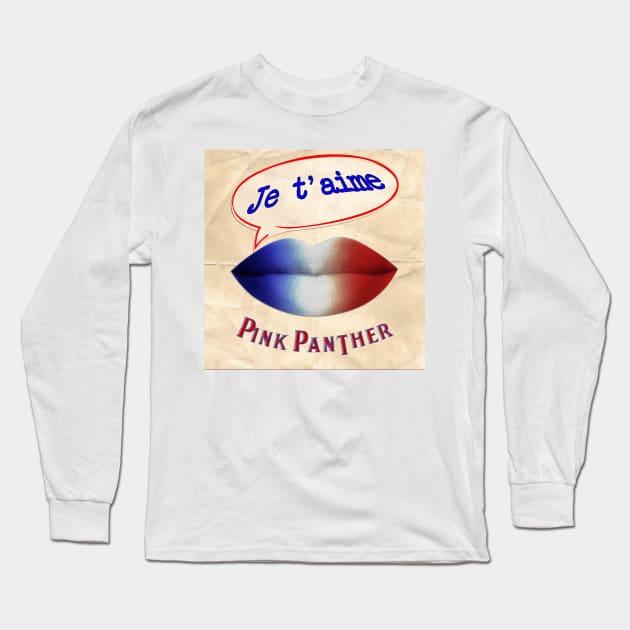 FRENCH KISS JETAIME PINK PANTHER Long Sleeve T-Shirt by ShamSahid